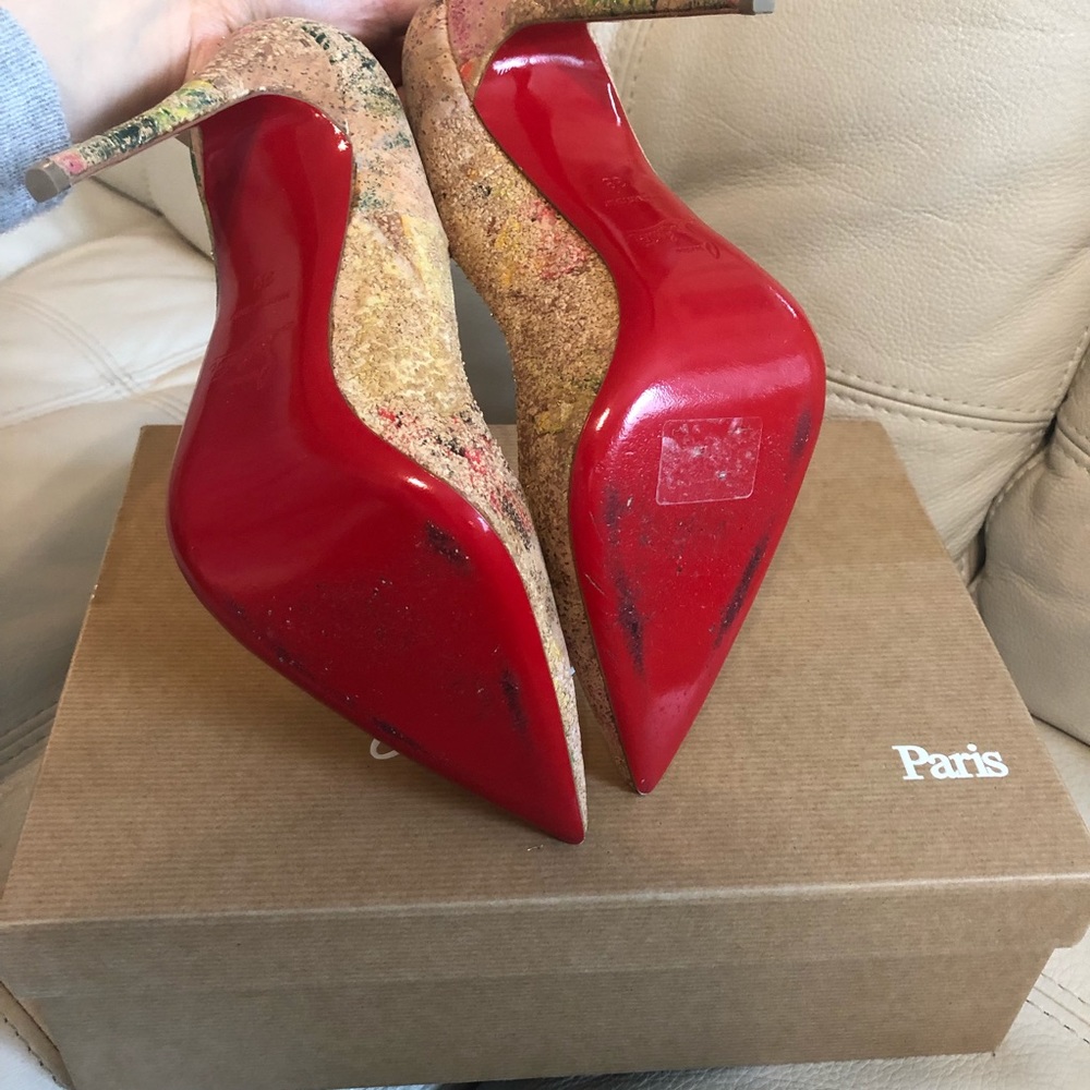 Christian Louboutin Cork Blooming So Kate 120 - Picture 8 of 8